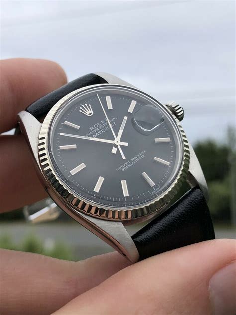 1970's rolex datejust black|1970 Rolex watch value.